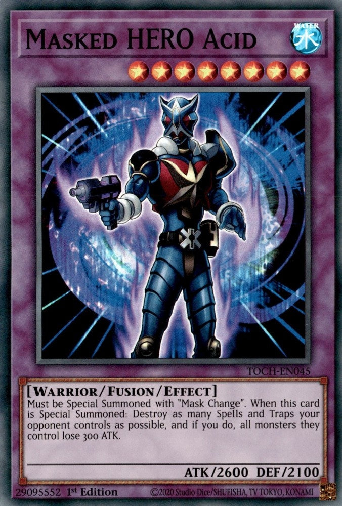 Image for Masked HERO Acid (Toon Chaos) (TOCH-EN045) - YuGiOh