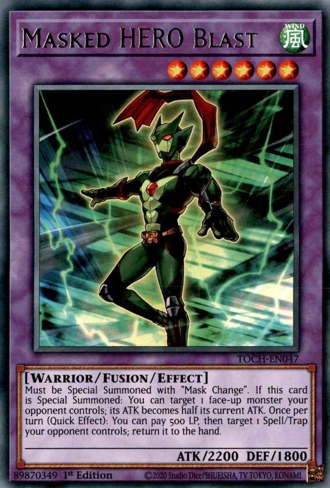 Image for Masked HERO Blast (Toon Chaos) (TOCH-EN047) - YuGiOh