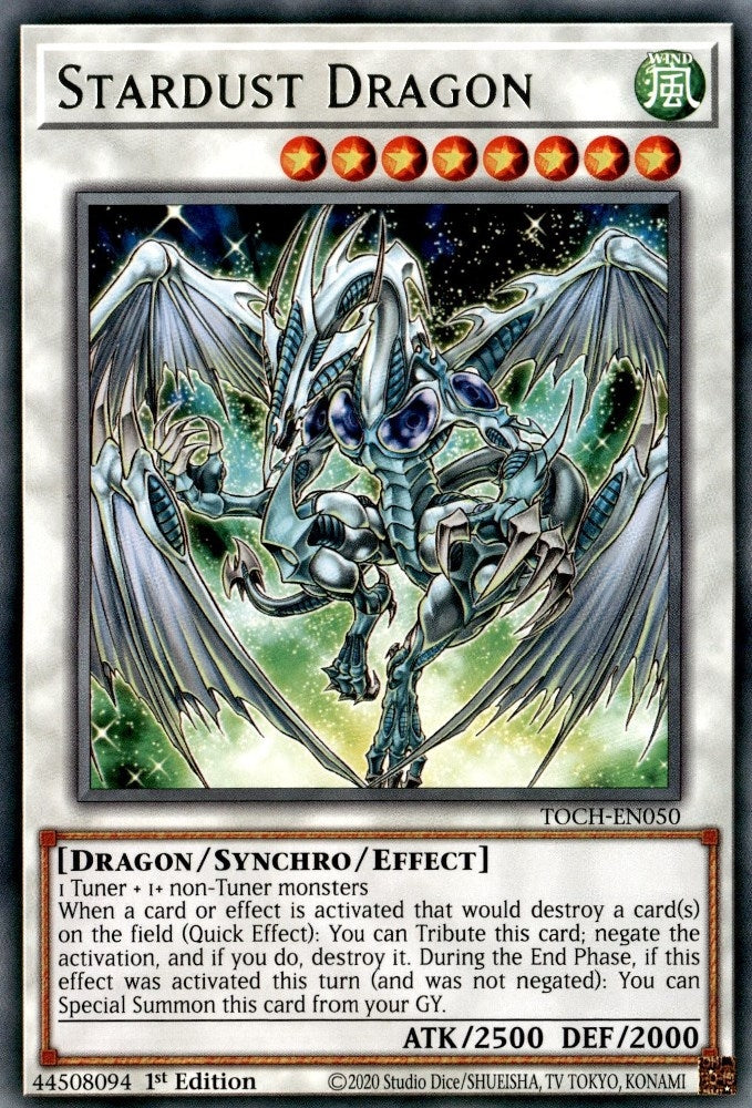 Image for Stardust Dragon (Toon Chaos) (TOCH-EN050) - YuGiOh