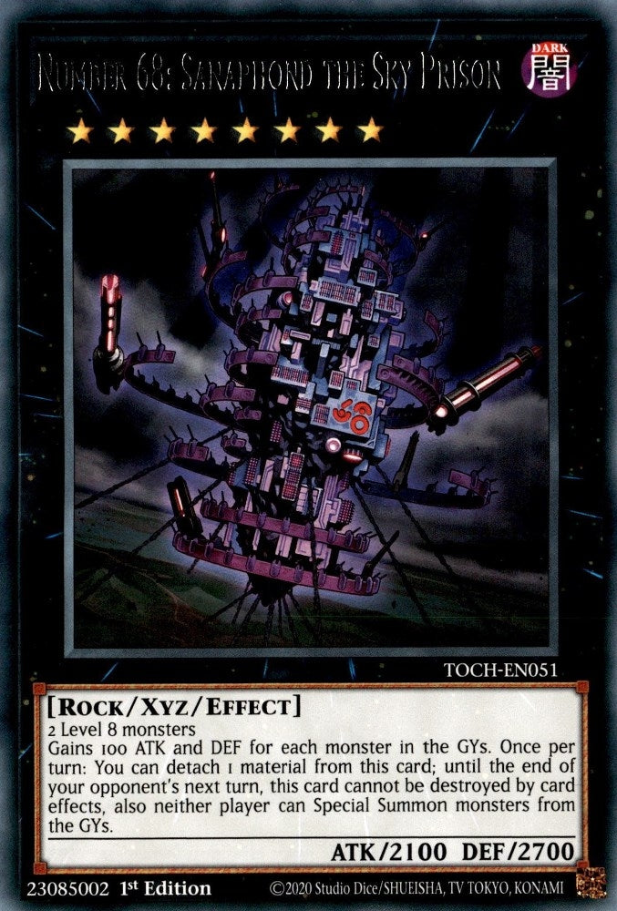 Image for Number 68: Sanaphond the Sky Prison (Toon Chaos) (TOCH-EN051) - YuGiOh