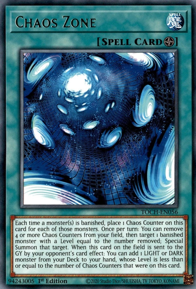 Image for Chaos Zone (Toon Chaos) (TOCH-EN056) - YuGiOh