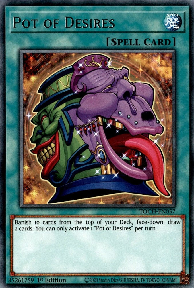 Image for Pot of Desires (Toon Chaos) (TOCH-EN057) - YuGiOh