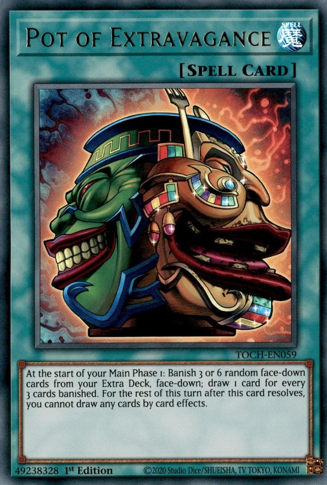 Image for Pot of Extravagance (Toon Chaos) (TOCH-EN059) - YuGiOh