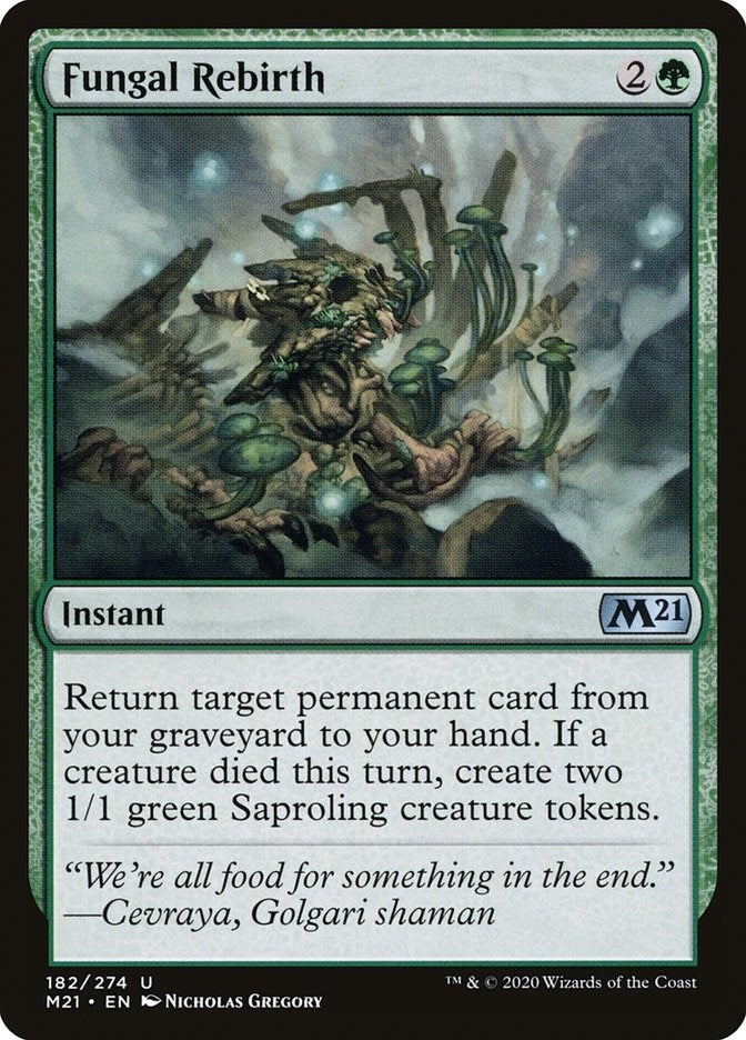 Image for Fungal Rebirth (Core Set 2021) (182) - Magic: The Gathering