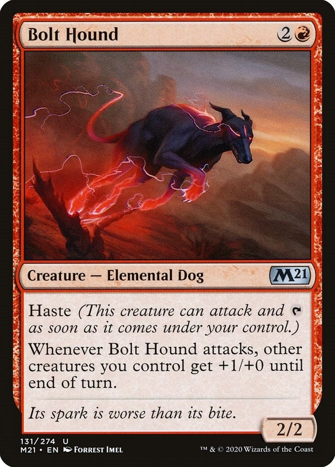 Image for Bolt Hound (Core Set 2021) (131) - Magic: The Gathering