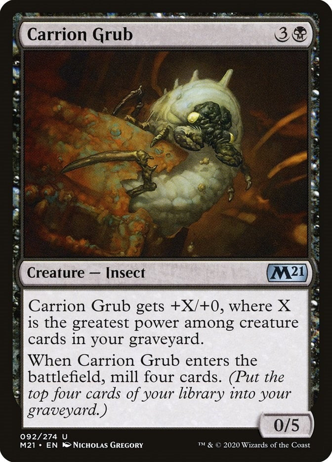 Image for Carrion Grub (Core Set 2021) (92) - Magic: The Gathering