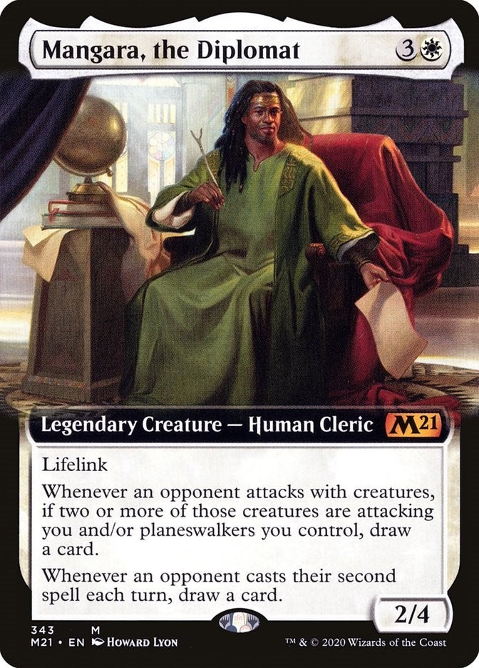 Image for Mangara, the Diplomat (Extended Art) (Core Set 2021) (343) - Magic: The Gathering