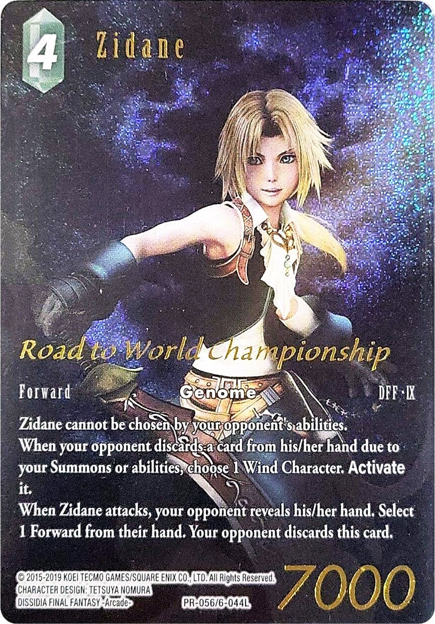 Image for Zidane (Road to World Championship) (FF: Promo Cards) (PR-056/6-044L) - Final Fantasy TCG