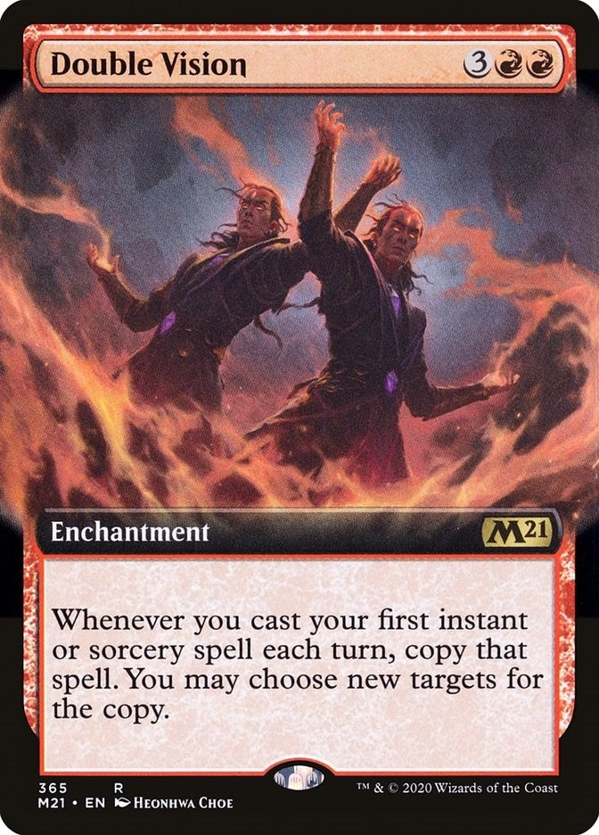 Image for Double Vision (Extended Art) (Core Set 2021) (365) - Magic: The Gathering