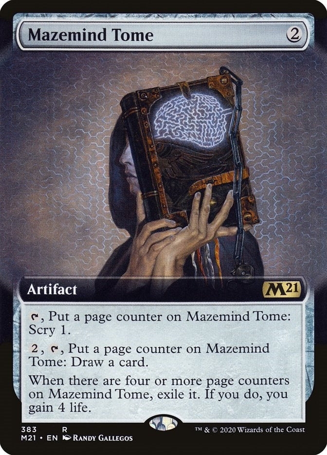 Image for Mazemind Tome (Extended Art) (Core Set 2021) (383) - Magic: The Gathering