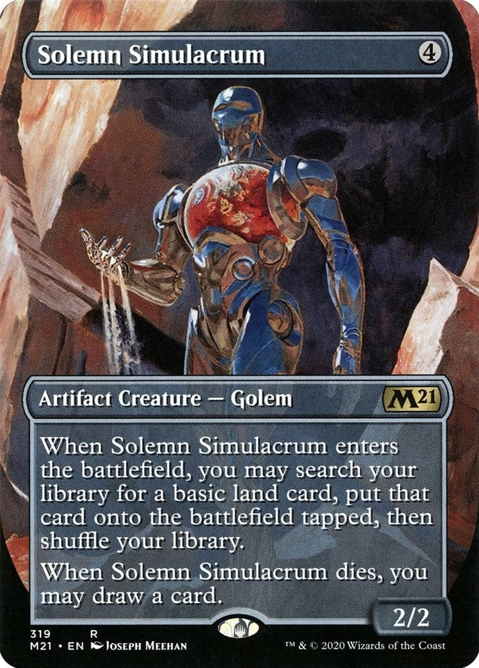 Image for Solemn Simulacrum (Alternate Art) (Core Set 2021) (319) - Magic: The Gathering