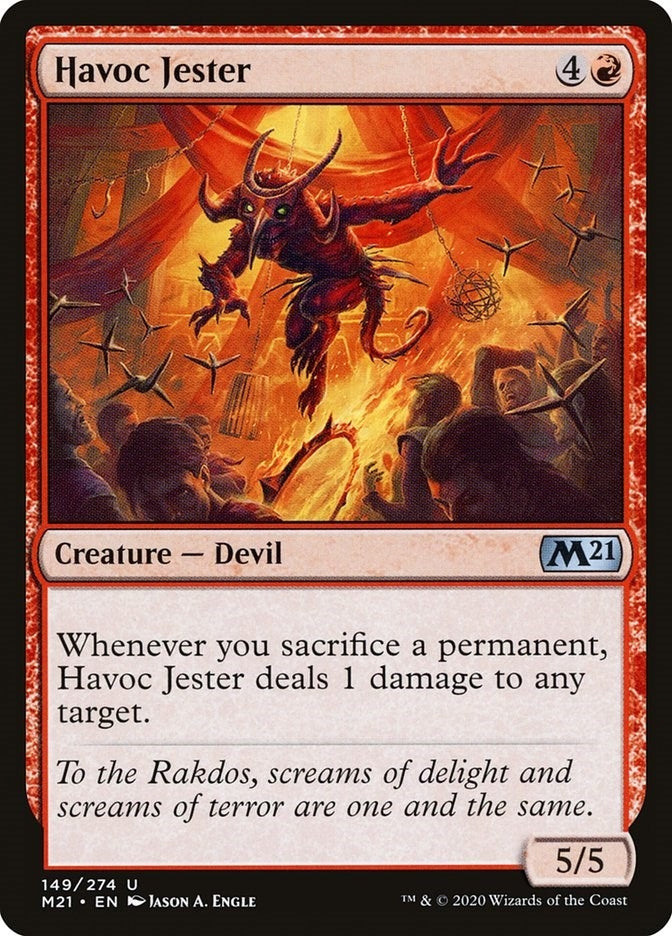 Image for Havoc Jester (Core Set 2021) (149) - Magic: The Gathering