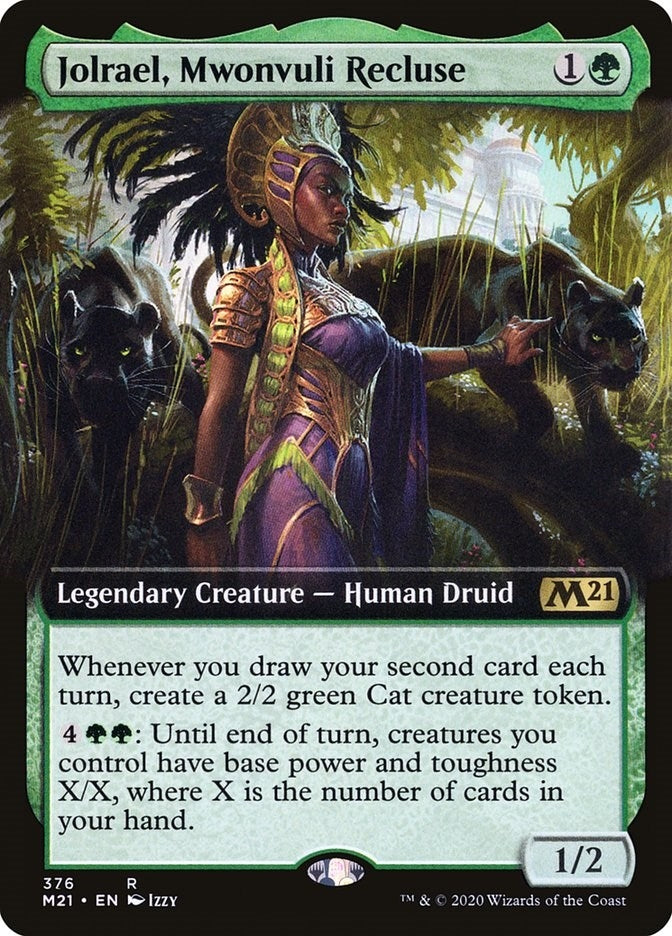 Image for Jolrael, Mwonvuli Recluse (Extended Art) (Core Set 2021) (376) - Magic: The Gathering