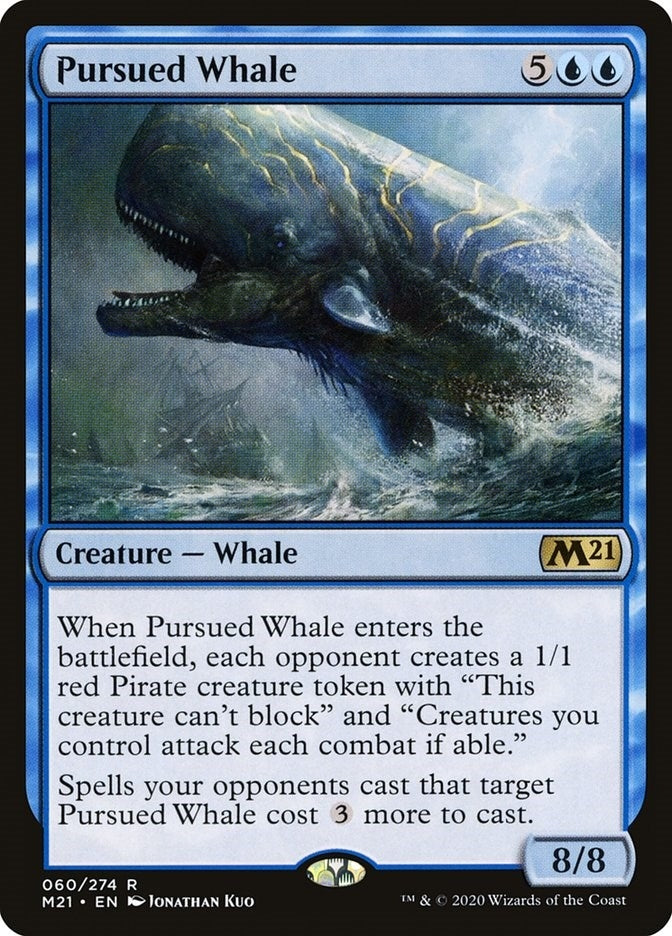 Image for Pursued Whale (Core Set 2021) (60) - Magic: The Gathering