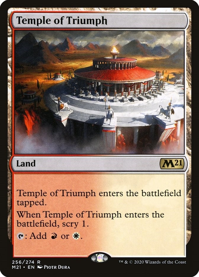 Image for Temple of Triumph (Core Set 2021) (256) - Magic: The Gathering