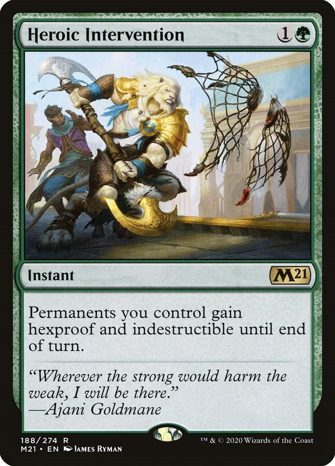 Image for Heroic Intervention (Core Set 2021) (188) - Magic: The Gathering
