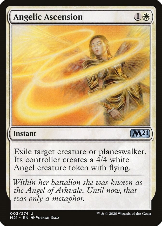 Image for Angelic Ascension (Core Set 2021) (3) - Magic: The Gathering