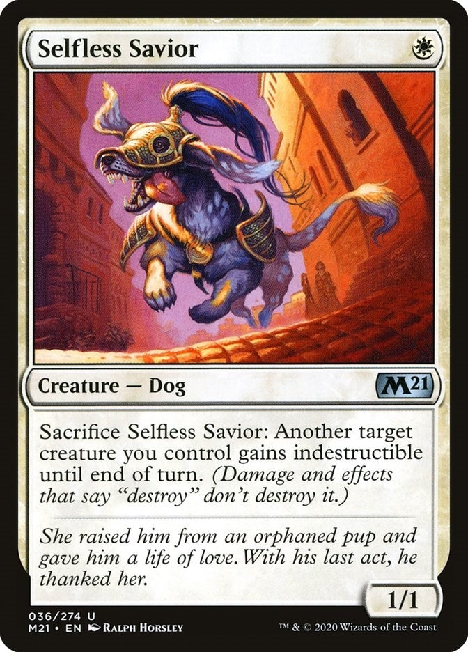 Image for Selfless Savior (Core Set 2021) (36) - Magic: The Gathering