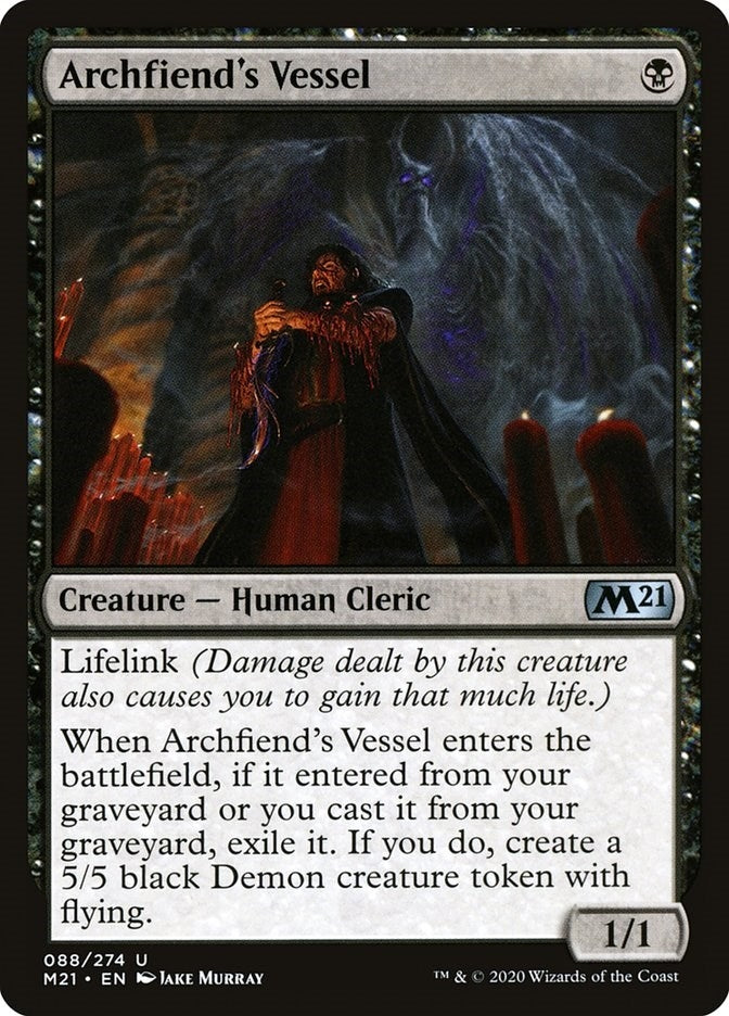 Image for Archfiend's Vessel (Core Set 2021) (88) - Magic: The Gathering