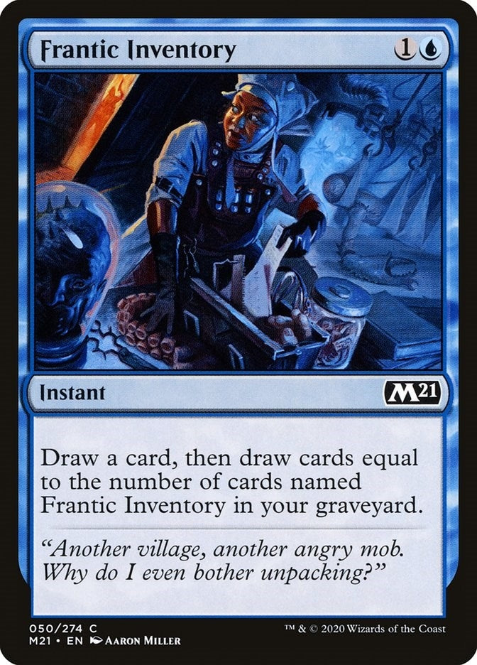 Image for Frantic Inventory (Core Set 2021) (50) - Magic: The Gathering