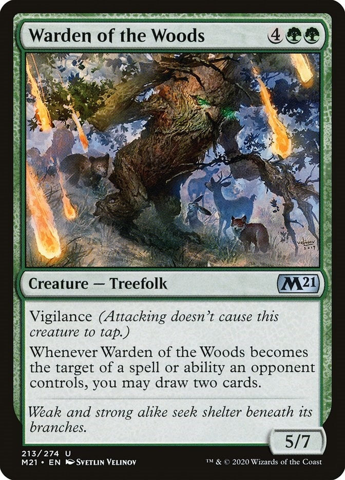Image for Warden of the Woods (Core Set 2021) (213) - Magic: The Gathering