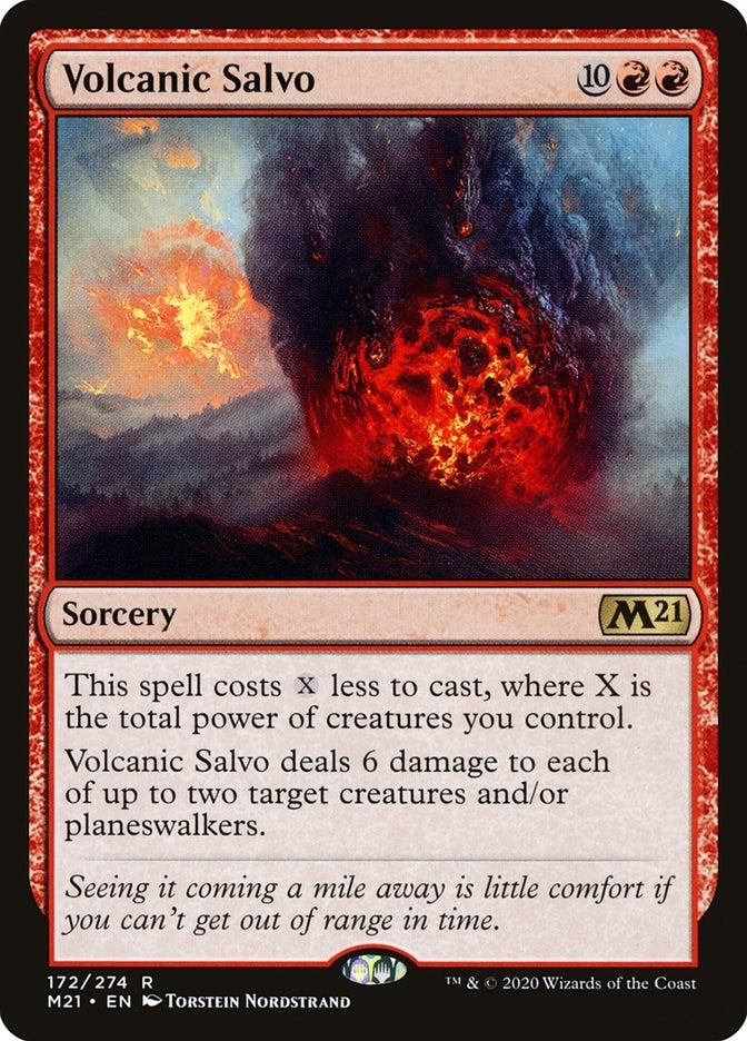 Image for Volcanic Salvo (Core Set 2021) (172) - Magic: The Gathering
