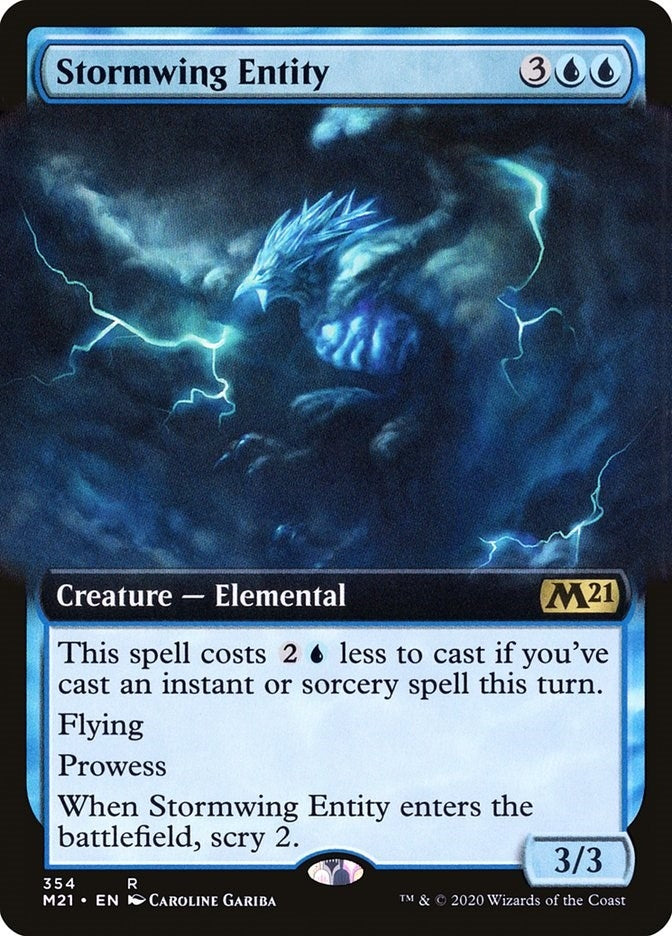 Image for Stormwing Entity (Extended Art) (Core Set 2021) (354) - Magic: The Gathering