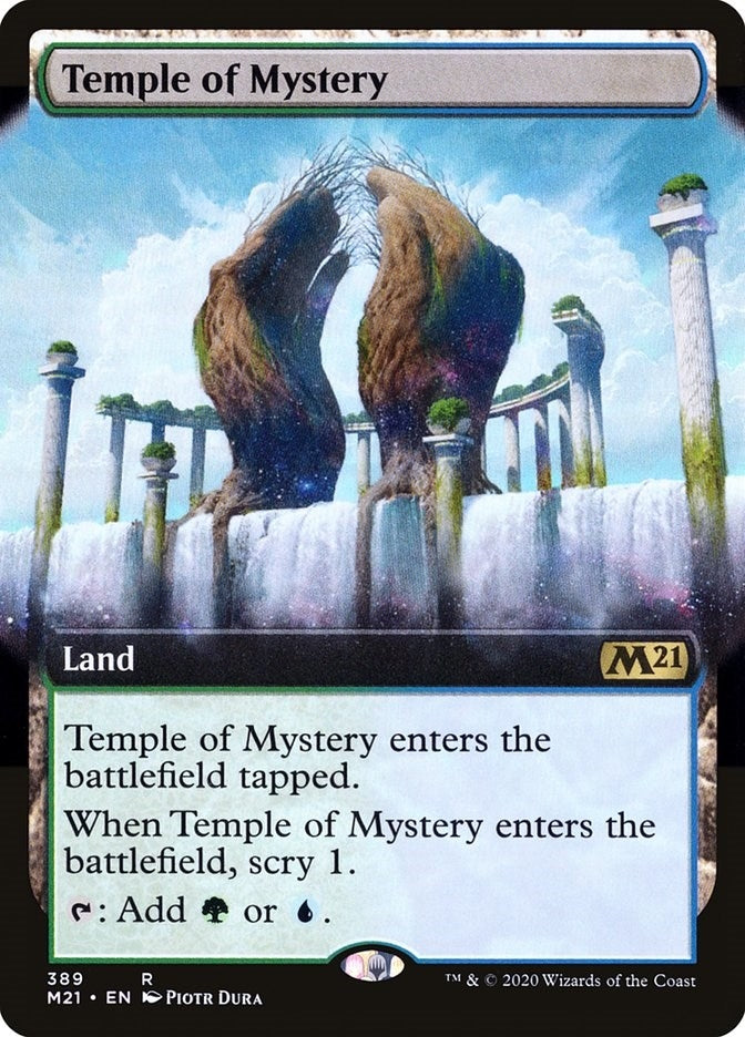 Image for Temple of Mystery (Extended Art) (Core Set 2021) (389) - Magic: The Gathering