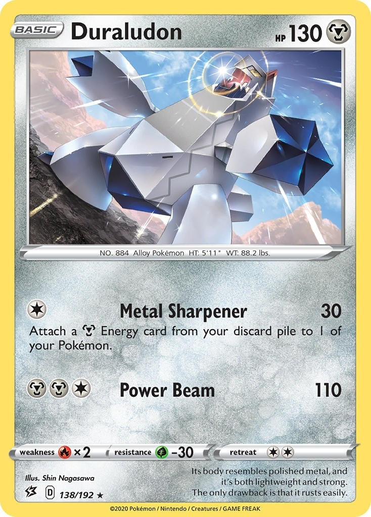 Image for Duraludon - 138/192 (SWSH Rebel Clash) (Deck Exclusives) (138/192) - Pokemon