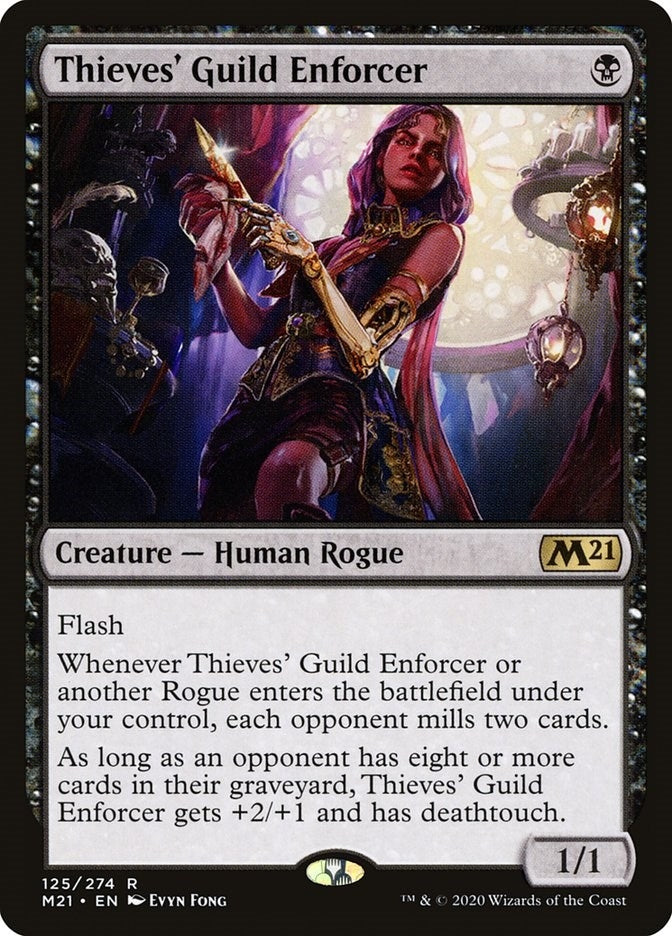Image for Thieves' Guild Enforcer (Core Set 2021) (125) - Magic: The Gathering
