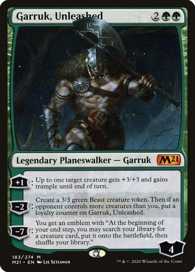 Image for Garruk, Unleashed (Core Set 2021) (183) - Magic: The Gathering