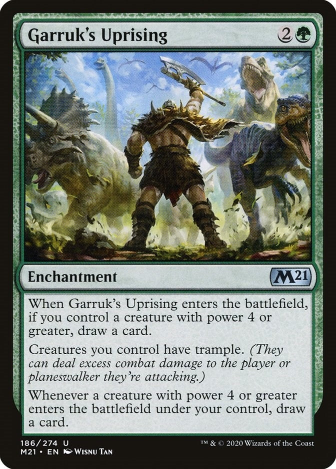 Image for Garruk's Uprising (Core Set 2021) (186) - Magic: The Gathering