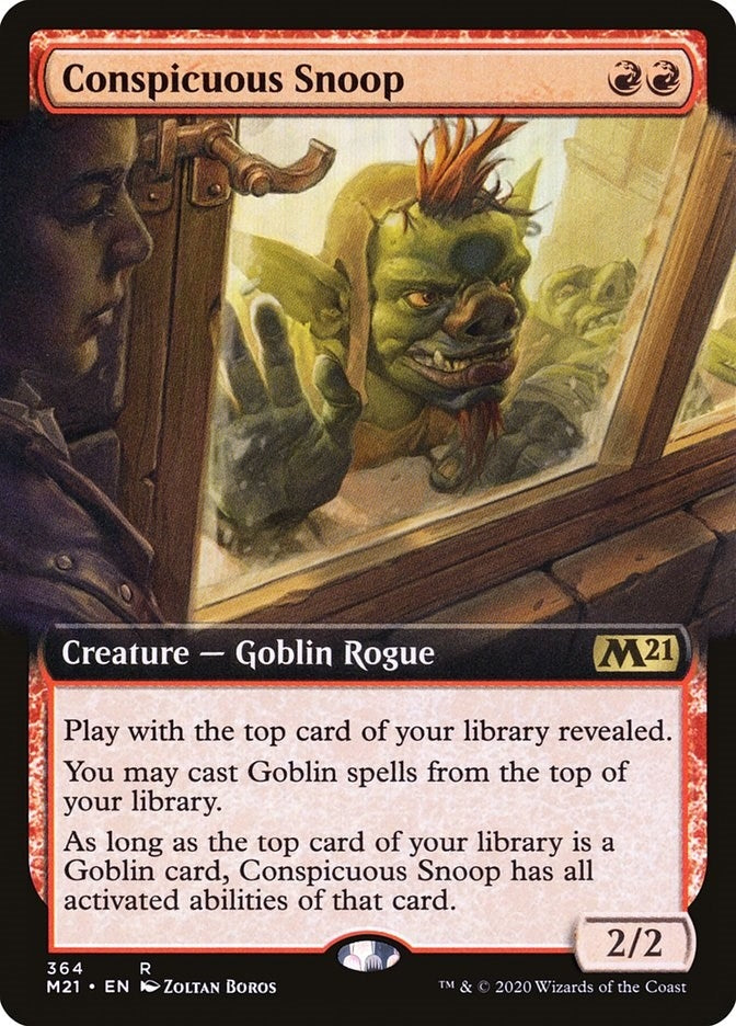 Image for Conspicuous Snoop (Extended Art) (Core Set 2021) (364) - Magic: The Gathering