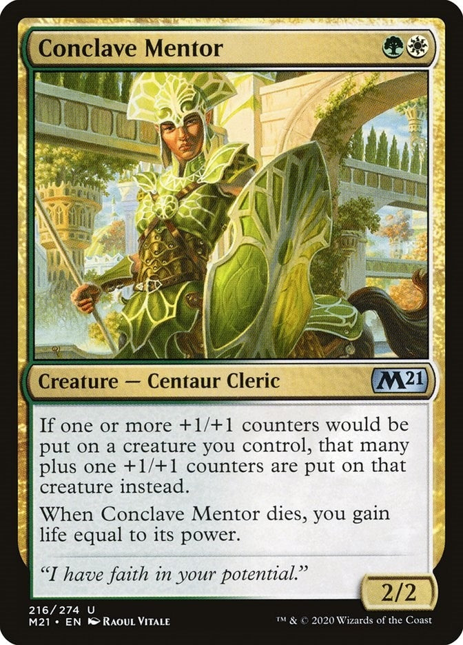 Image for Conclave Mentor (Core Set 2021) (216) - Magic: The Gathering