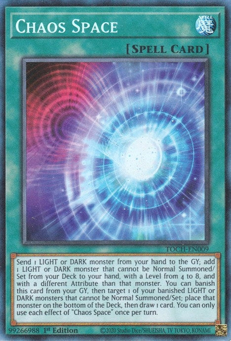 Image for Chaos Space (CR) (Toon Chaos) (TOCH-EN009) - YuGiOh