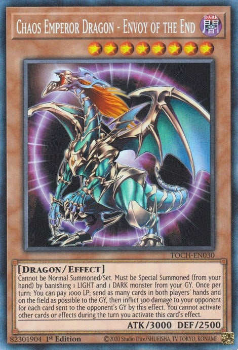 Image for Chaos Emperor Dragon - Envoy of the End (CR) (Toon Chaos) (TOCH-EN030) - YuGiOh
