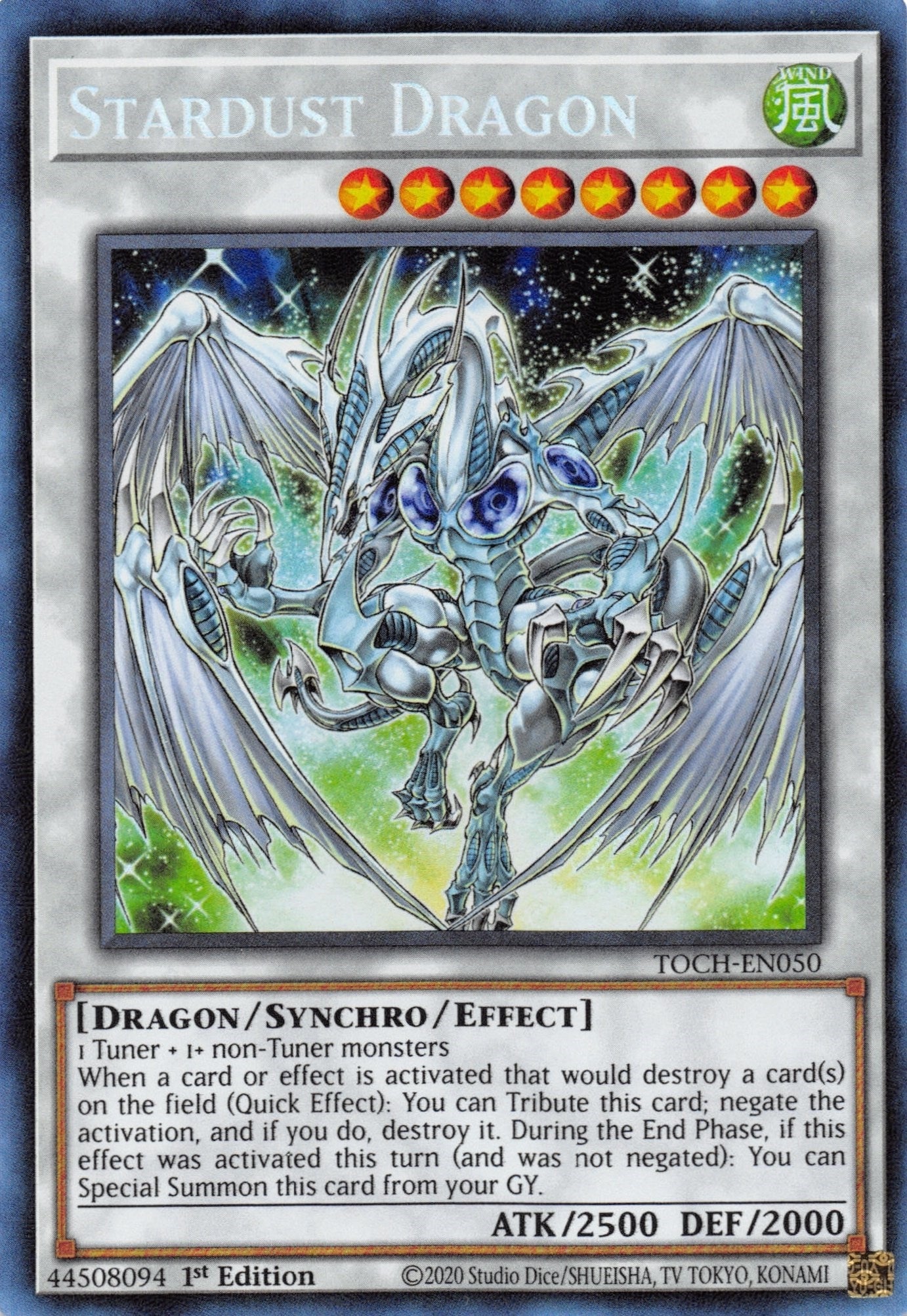 Image for Stardust Dragon (CR) (Toon Chaos) (TOCH-EN050) - YuGiOh