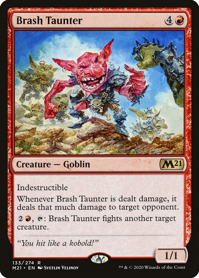Image for Brash Taunter (Core Set 2021) (133) - Magic: The Gathering
