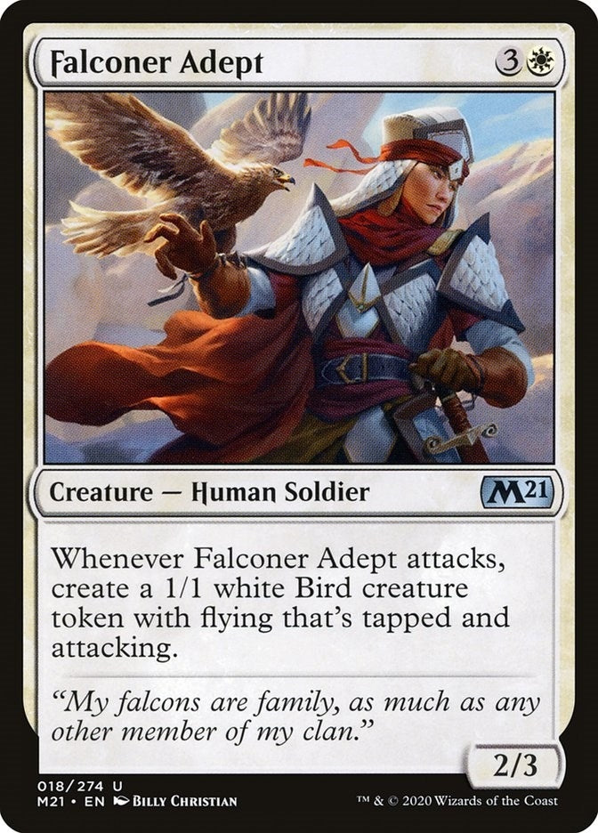 Image for Falconer Adept (Core Set 2021) (18) - Magic: The Gathering