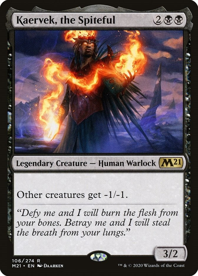 Image for Kaervek, the Spiteful (Core Set 2021) (106) - Magic: The Gathering
