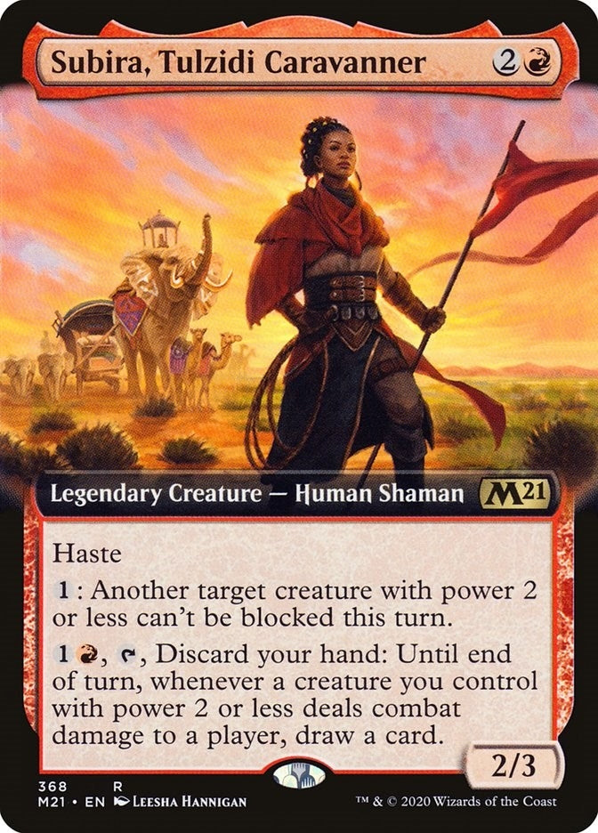 Image for Subira, Tulzidi Caravanner (Extended Art) (Core Set 2021) (368) - Magic: The Gathering
