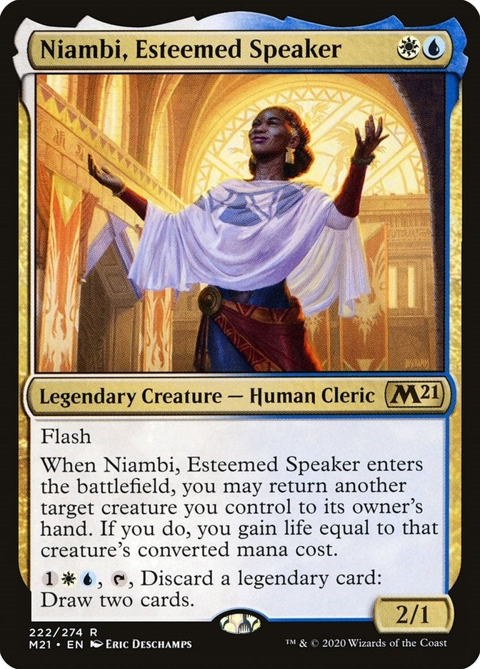 Image for Niambi, Esteemed Speaker (Core Set 2021) (222) - Magic: The Gathering