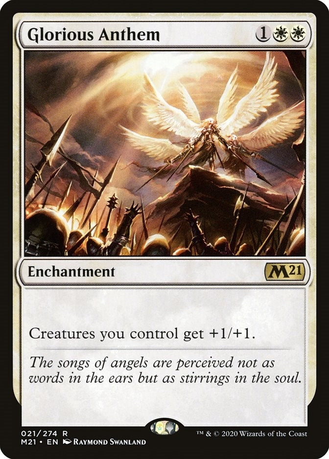 Image for Glorious Anthem (Core Set 2021) (21) - Magic: The Gathering