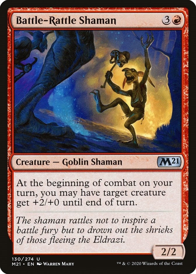 Image for Battle-Rattle Shaman (Core Set 2021) (130) - Magic: The Gathering
