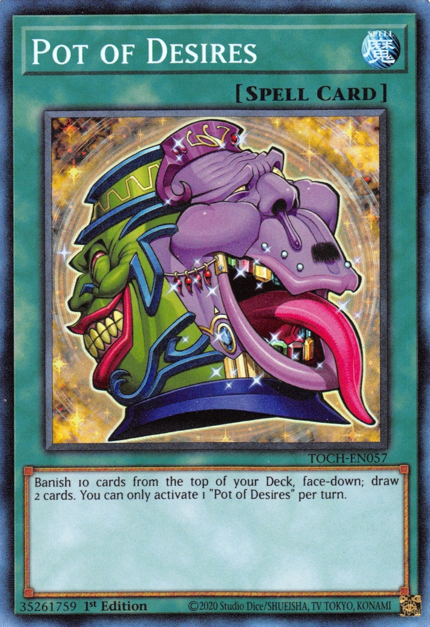 Image for Pot of Desires (CR) (Toon Chaos) (TOCH-EN057) - YuGiOh