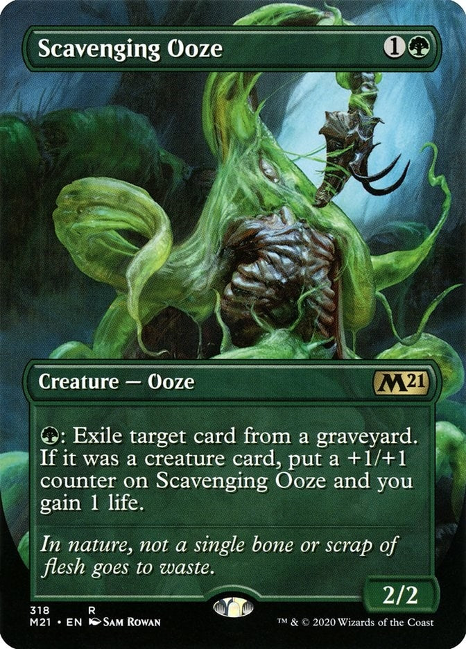 Image for Scavenging Ooze (Alternate Art) (Core Set 2021) (318) - Magic: The Gathering