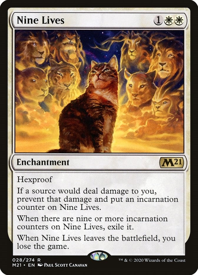 Image for Nine Lives (Core Set 2021) (28) - Magic: The Gathering