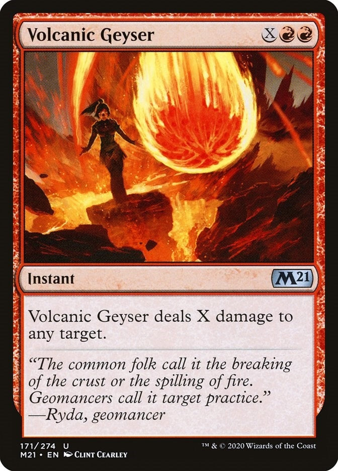 Image for Volcanic Geyser (Core Set 2021) (171) - Magic: The Gathering