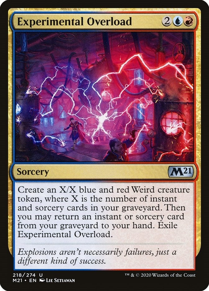 Image for Experimental Overload (Core Set 2021) (218) - Magic: The Gathering