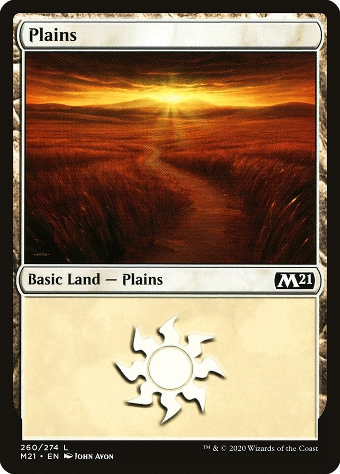 Image for Plains (260) (Core Set 2021) (260) - Magic: The Gathering